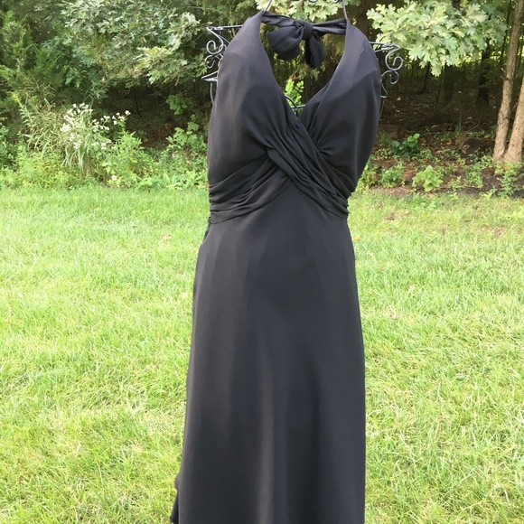 Jones New York Black Halter Cocktail Dress - Picture 4 of 6